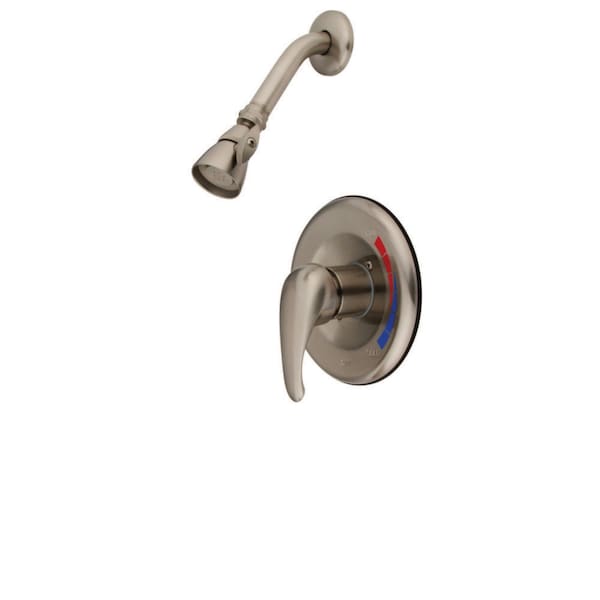 Shower Faucet, Brushed Nickel, Wall Mount